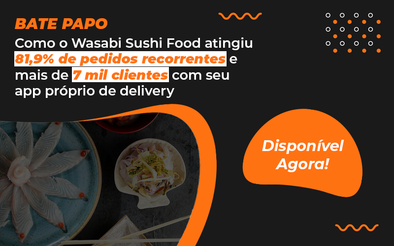 Capa Webinar Wasabi Sushi Food